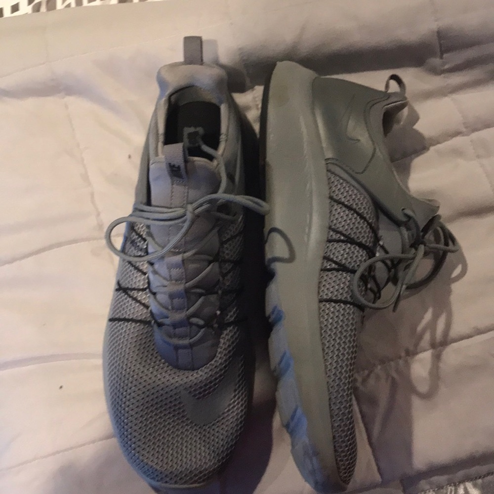 Grey Nike shoes